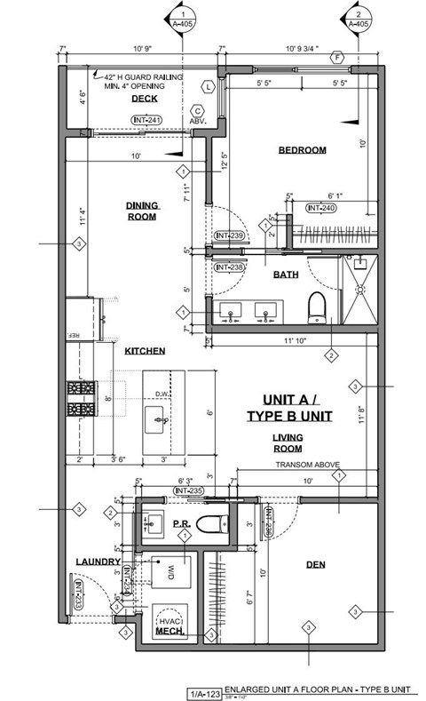 Floor plan for 2 beds, 1.5 baths, 912 sqft